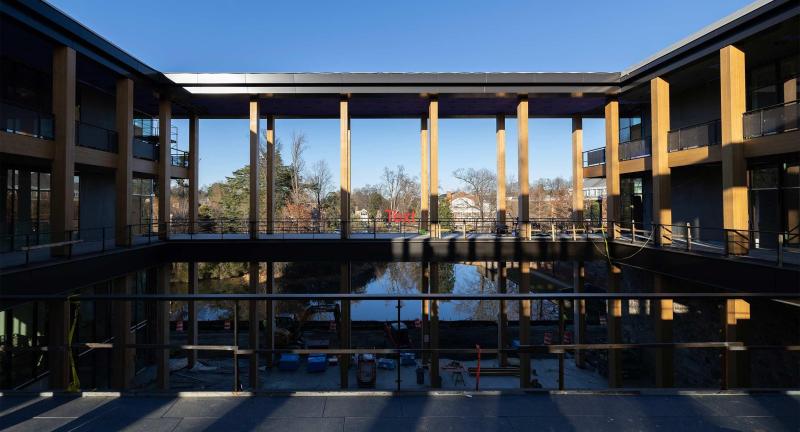 The Contemplative Commons under construction