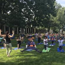 CHILL WITH CAVMAN: Yoga & Mindfulness After the 4th Year Student "Run with Jim"